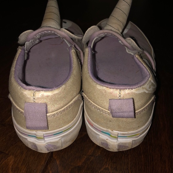 Girls size 11.5 good used condition unicorn Vans - Picture 2 of 3